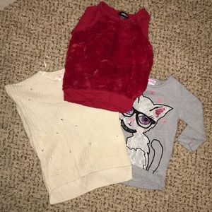 Girls sweaters. Size 6